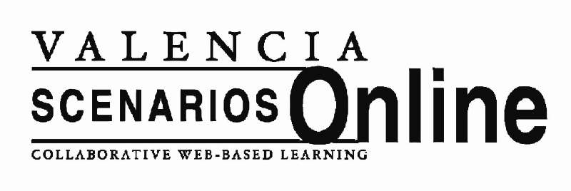 Trademark Logo VALENCIA SCENARIOS ONLINE COLLABORATIVE WEB-BASED LEARNING