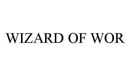 Trademark Logo WIZARD OF WOR