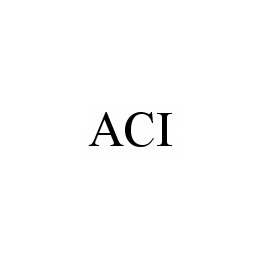 Trademark Logo ACI