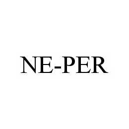 Trademark Logo NE-PER