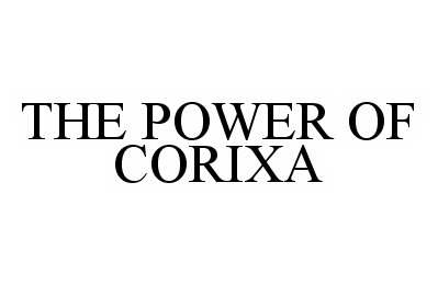 Trademark Logo THE POWER OF CORIXA