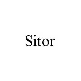 Trademark Logo SITOR