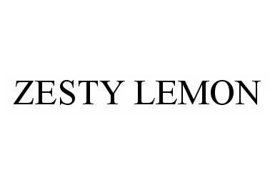 Trademark Logo ZESTY LEMON