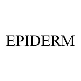 Trademark Logo EPIDERM