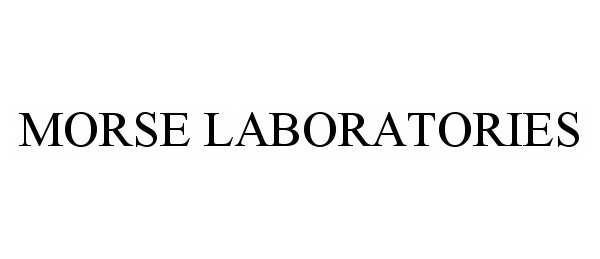Trademark Logo MORSE LABORATORIES
