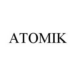 Trademark Logo ATOMIK