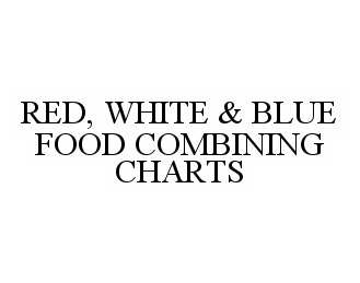  RED, WHITE &amp; BLUE FOOD COMBINING CHARTS