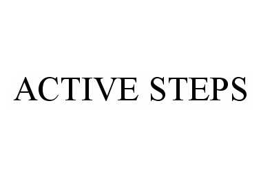 Trademark Logo ACTIVE STEPS
