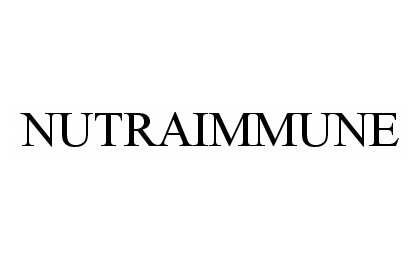 Trademark Logo NUTRAIMMUNE