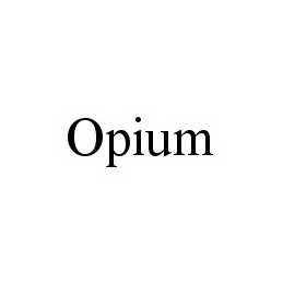 Trademark Logo OPIUM