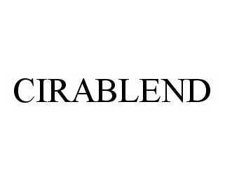 Trademark Logo CIRABLEND