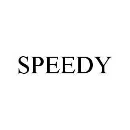 Trademark Logo SPEEDY