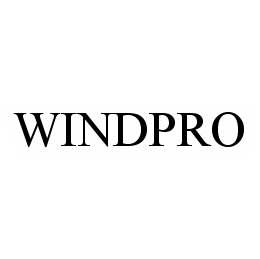 Trademark Logo WINDPRO