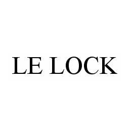  LE LOCK