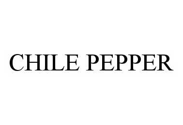 CHILE PEPPER