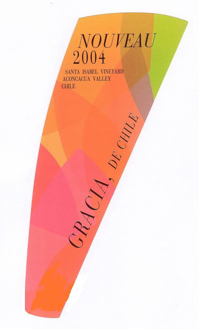 Trademark Logo NOUVEAU 2004 SANTA ISABEL VINEYARD ACONCACUA VALLEY CHILE GRACIÀ, DE CHILE