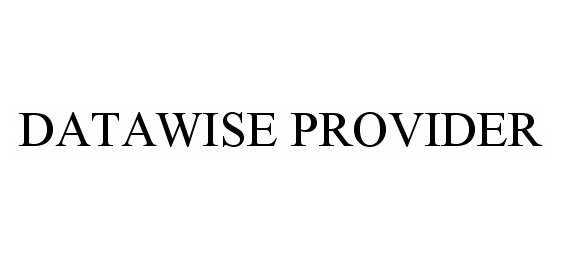 Trademark Logo DATAWISE PROVIDER