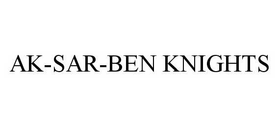  AK-SAR-BEN KNIGHTS