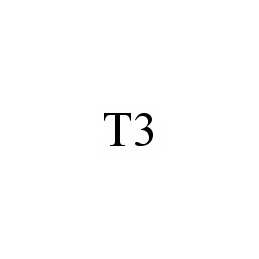 Trademark Logo T3