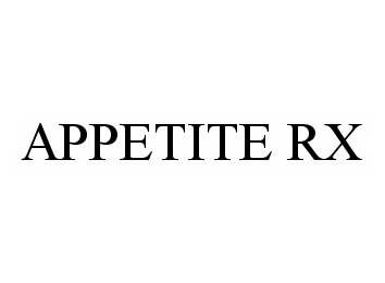 Trademark Logo APPETITE RX