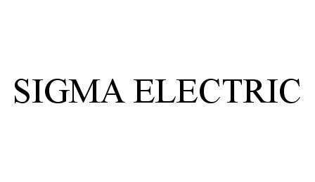  SIGMA ELECTRIC