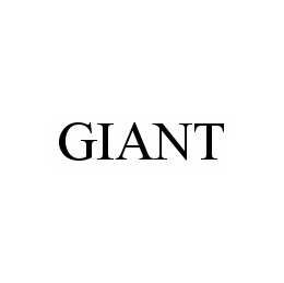 Trademark Logo GIANT