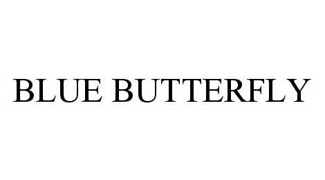 Trademark Logo BLUE BUTTERFLY