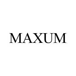 Trademark Logo MAXUM