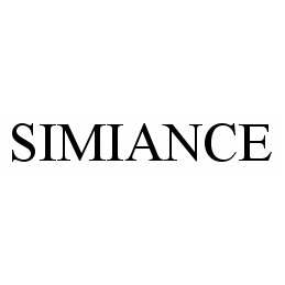 Trademark Logo SIMIANCE