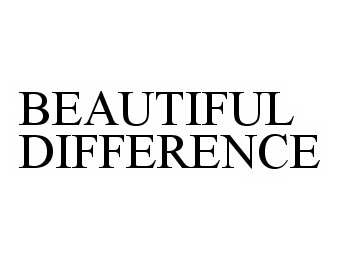 Trademark Logo BEAUTIFUL DIFFERENCE