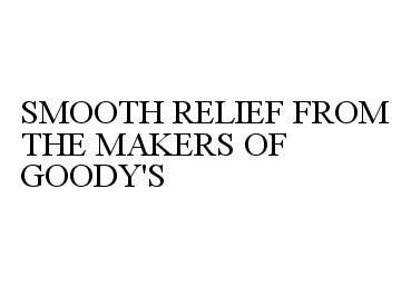 Trademark Logo SMOOTH RELIEF FROM THE MAKERS OF GOODY'S
