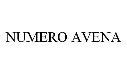 Trademark Logo NUMERO AVENA