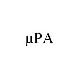 Trademark Logo µPA
