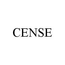 Trademark Logo CENSE