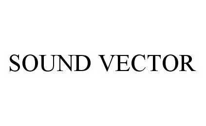 Trademark Logo SOUND VECTOR