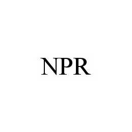 Trademark Logo NPR