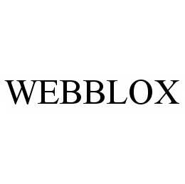 Trademark Logo WEBBLOX