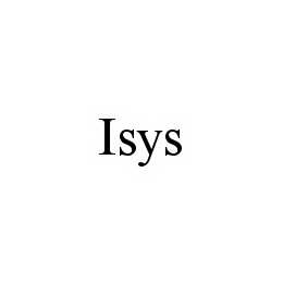 Trademark Logo ISYS