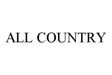  ALL COUNTRY