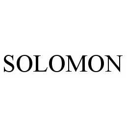 Trademark Logo SOLOMON