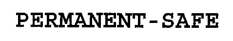 Trademark Logo PERMANENT-SAFE