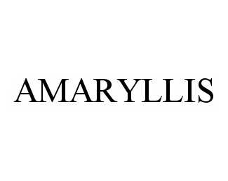 Trademark Logo AMARYLLIS