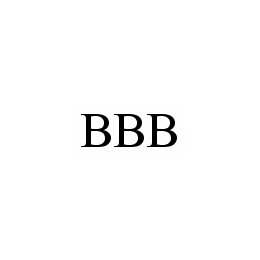 Trademark Logo BBB