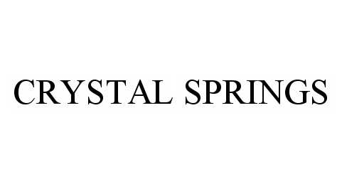 CRYSTAL SPRINGS