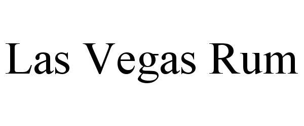 Trademark Logo LAS VEGAS RUM