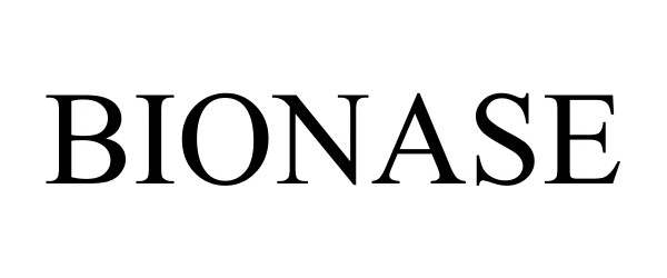 Trademark Logo BIONASE