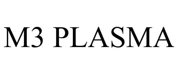 Trademark Logo M3 PLASMA