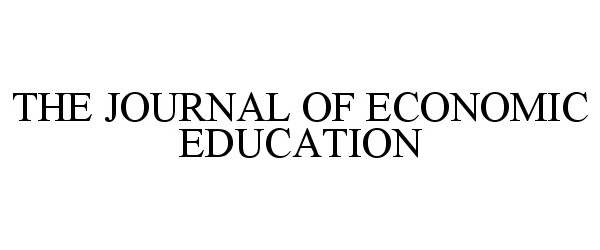  THE JOURNAL OF ECONOMIC EDUCATION