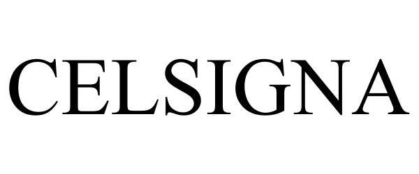 Trademark Logo CELSIGNA