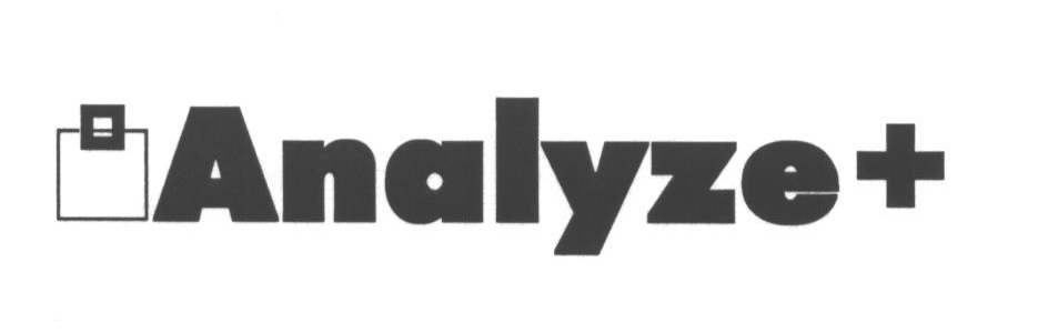 Trademark Logo ANALYZE+